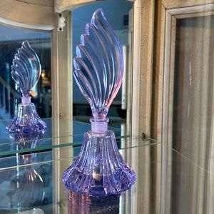 Desna Alexandrite Crystal Glass Heinrich Hoffman Antique. Rare Perfume Bottle